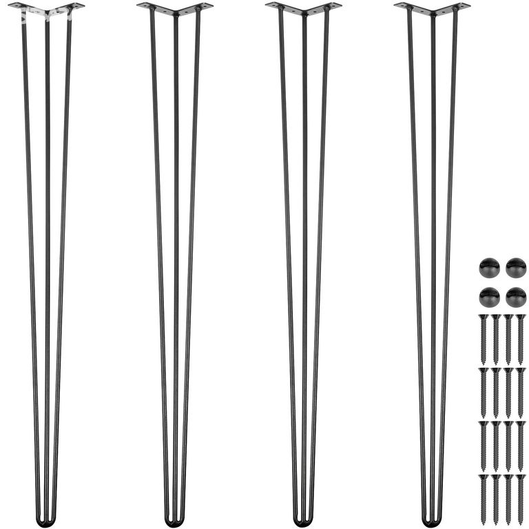 Stolové nohy / podnoží 102 cm (4 kusy)