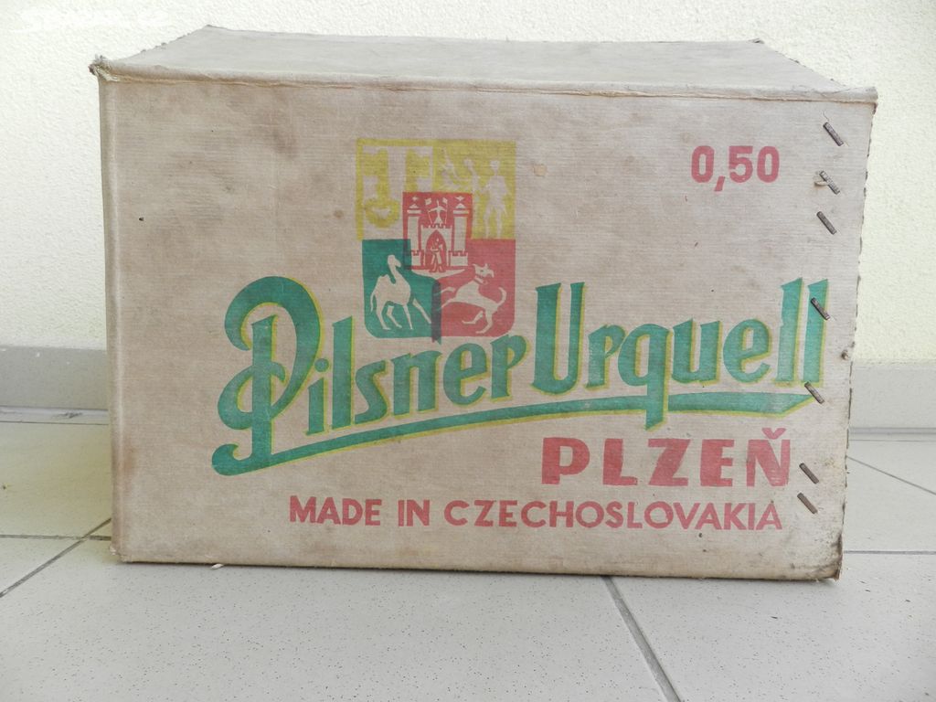 KRABICE PILSNER URQUELL PLZEŇ - ČSSR - 70 léta