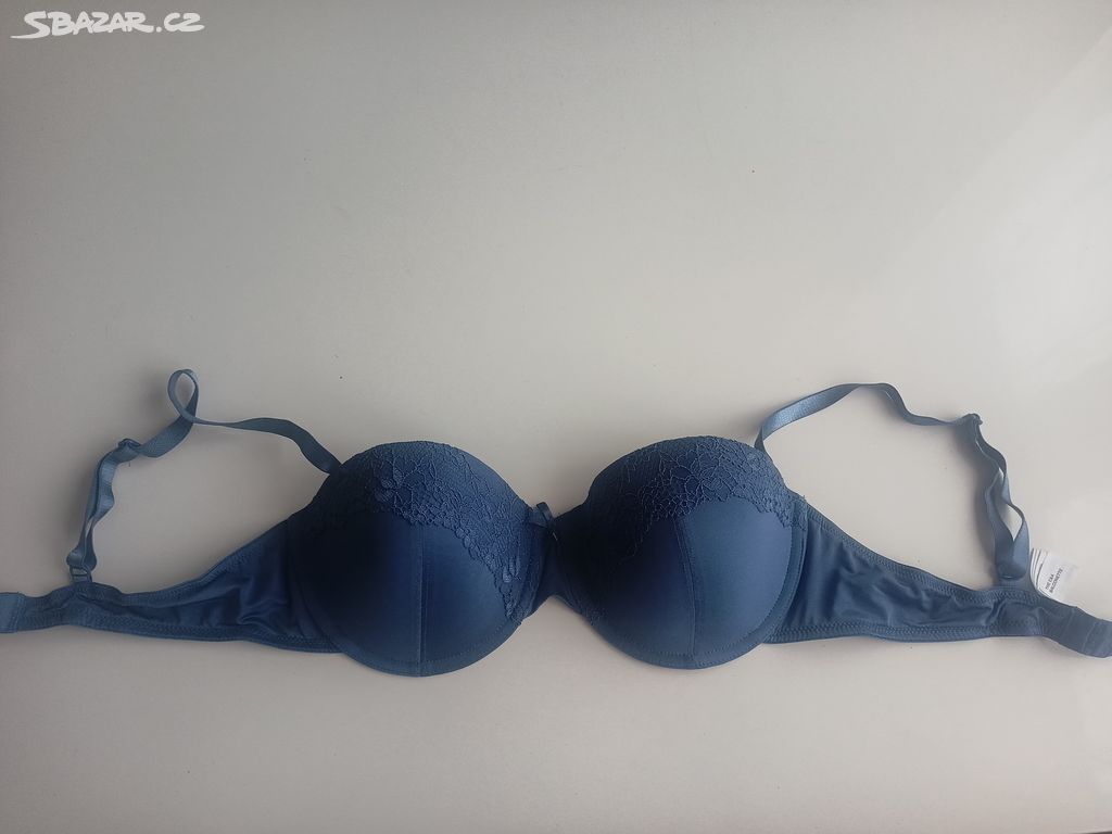 Krásná modrá podprsenka Zn. C&A Lingerie vel. 85B