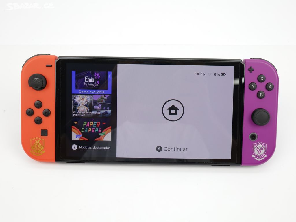 Nintendo Switch OLED Pokémon Scarl&Violet+2x hra