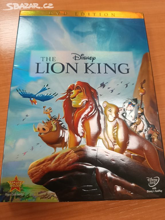 4x Disney DVD filmy zahranicni