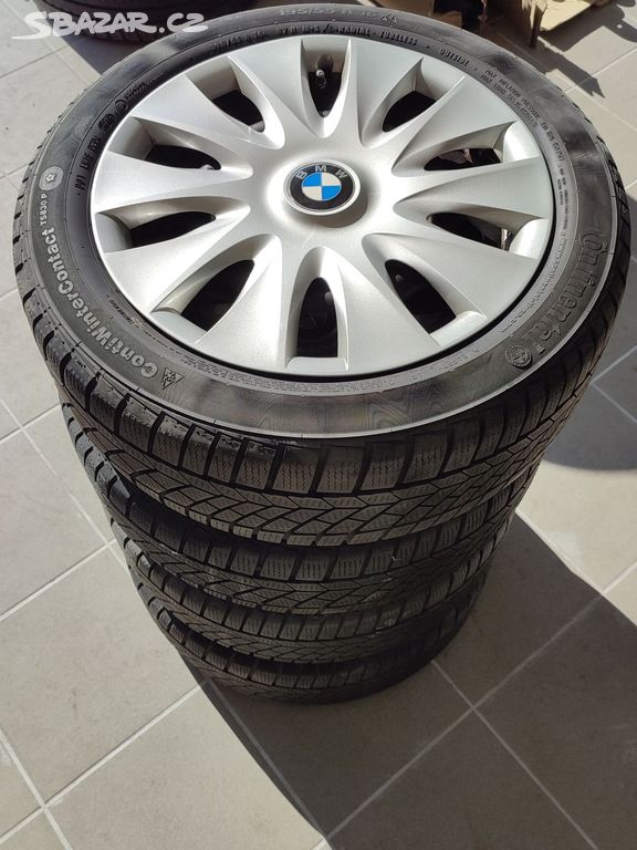 Zimní komplet BMW 16" 5x120 ET33 pneu 195/55/16