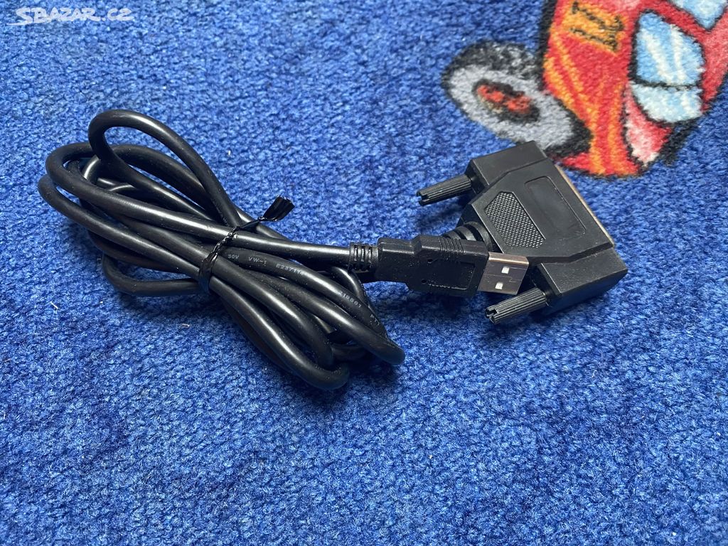 Převodový kabel USB na LPT (paralelní port)