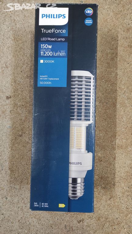 Philips LED výbojka 150W - pouliční světlo