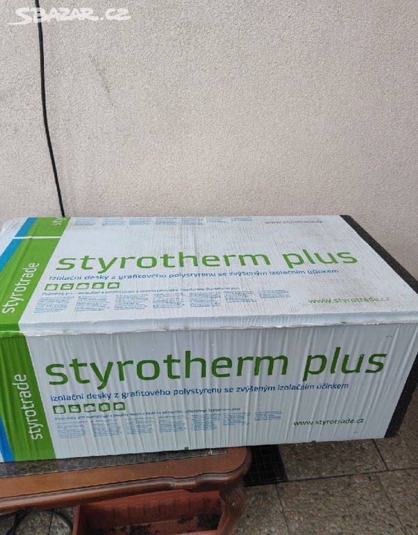 polystyren styrotherm 100 plus, šedý,