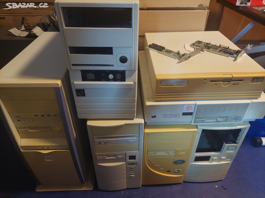 Retro počítače 386 až Pentium II