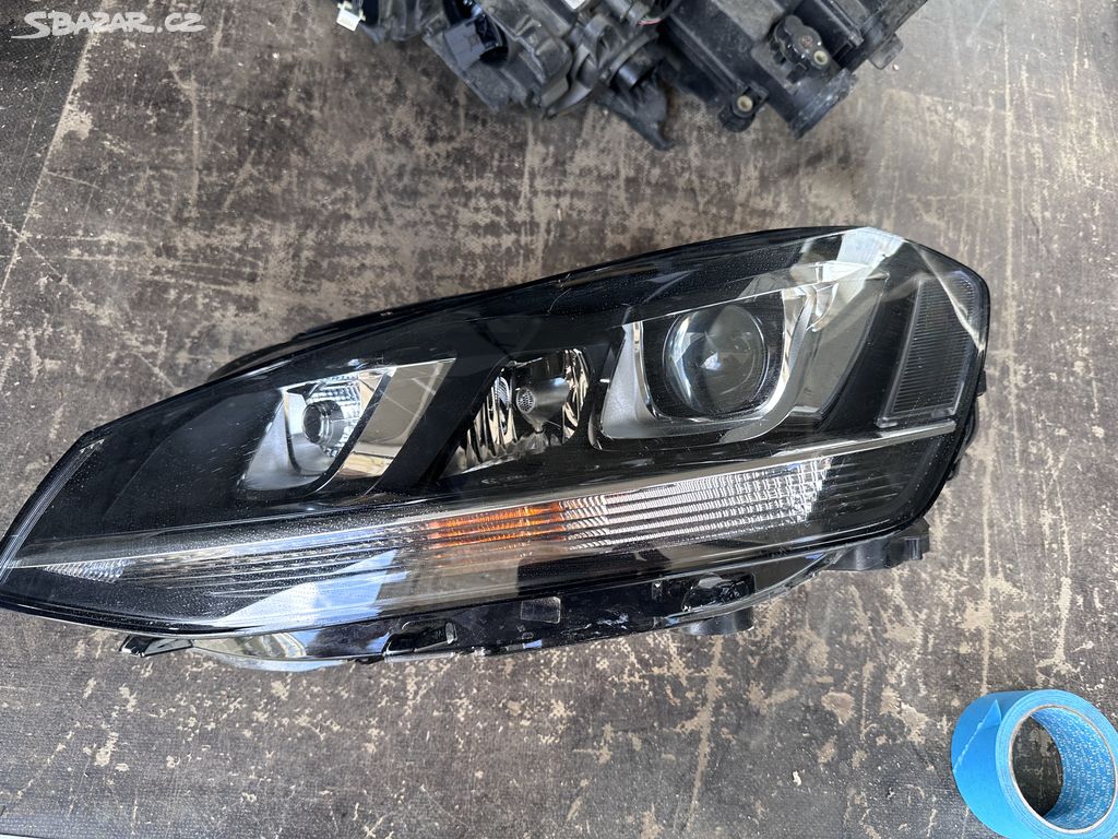 VW GOLF VII 7 levý přední xenon světlo lampa