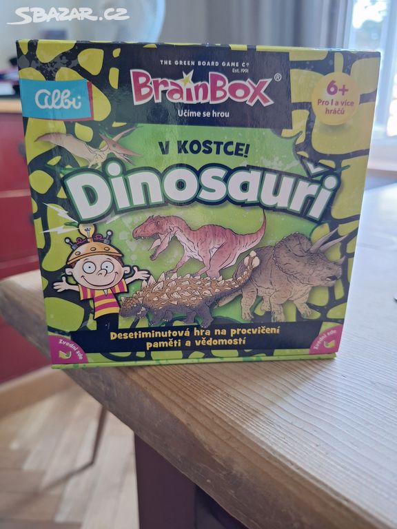 Brainbox hra dinosauři