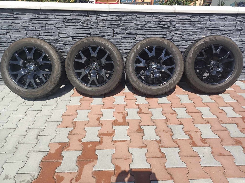 Kompletní zimní kola Audi Q7 4L 235/60R18, 90-95%