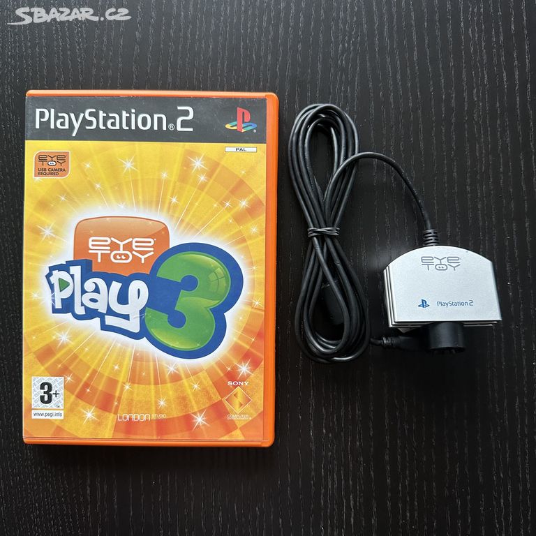 Eye Toy kamera + hra Eye Toy Play 3 pro PS2