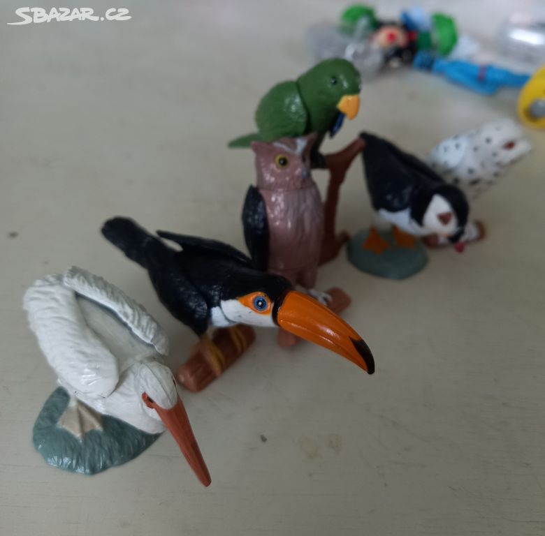 6 ks Ptáci z Kinder Surprise - realističtí