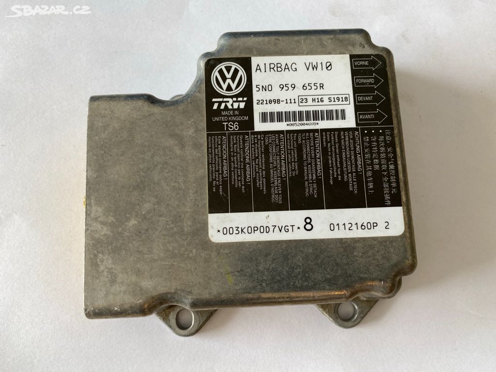 Jednotka Airbagu VW Passat B6/7/CC