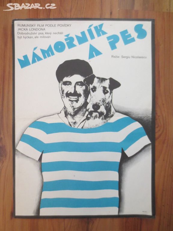 Námořník a pes - A3 - 1980 - plakát