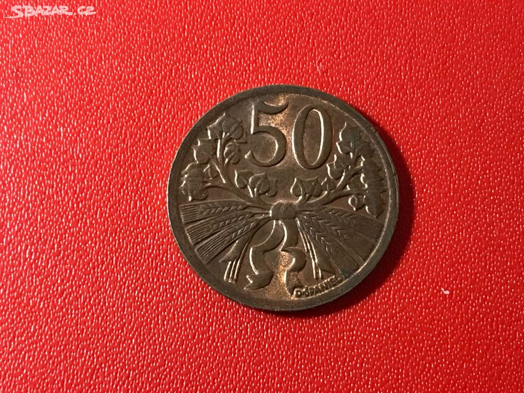 Mince 50 haléřů 1947 - ČSR