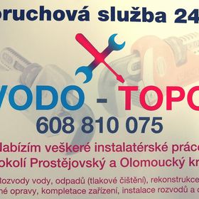 Obrázek k inzerátu: Instalatér VODO - TOPO - Olomouc - Prostějov