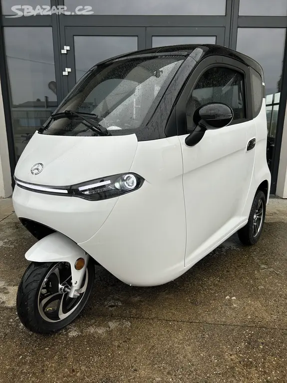 Elektrická Tříkolka 2000W bez ŘP 60V 80AH modrá - fotka 5