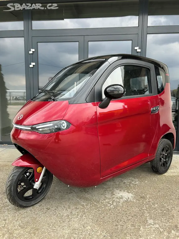 Elektrická Tříkolka 2000W bez ŘP 60V 80AH modrá - fotka 4