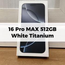 Obrázek k inzerátu: iPhone 16 PRO MAX 512GB White Titanium