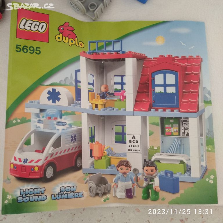 Lego duplo 5695 Nemocnice Praha Sbazar.cz