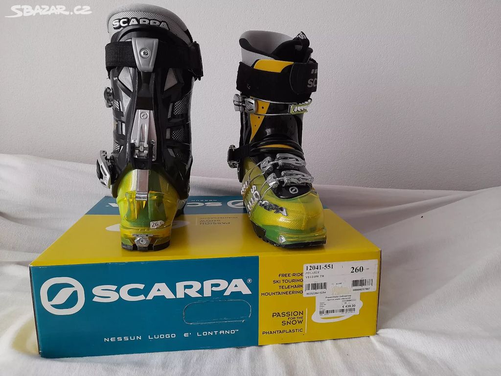 Skialpove boty Scarpa Pegasus Plze m sto Sbazar.cz