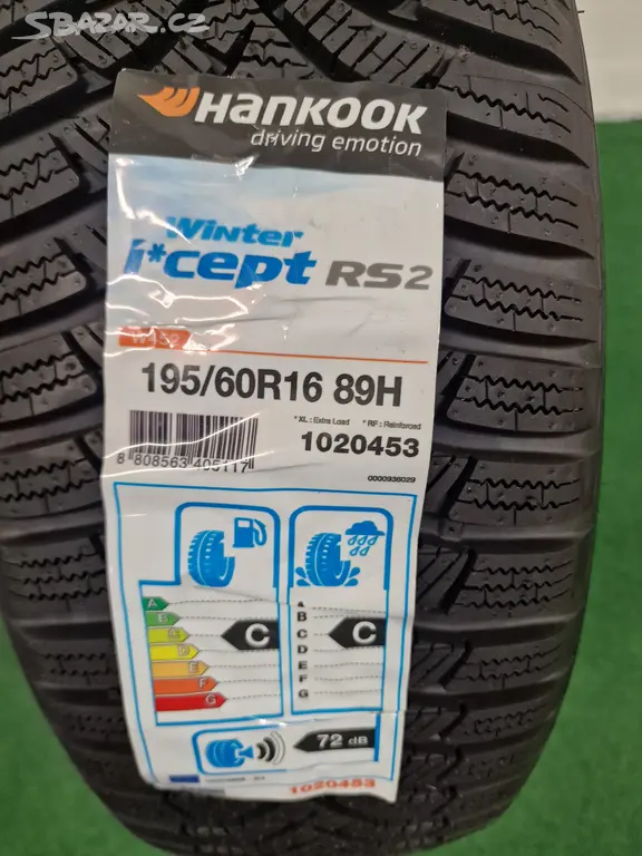 195/60 R16 89H Hankook Winter icept RS2 Nové zimní