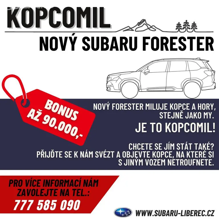 Subaru Forester, NOVÝ FORESTER 2,0i COMFORT - fotka 2