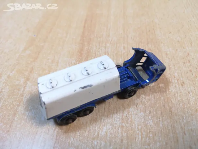 Matchbox N°25 Petrol Tanker ARAL - Camion-citerne Bleu Métal - Occasion