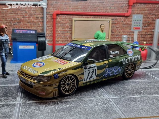 Amazon.co.jp: 【オットーモビル】 1/18 プジョー 406 BTCC 1996