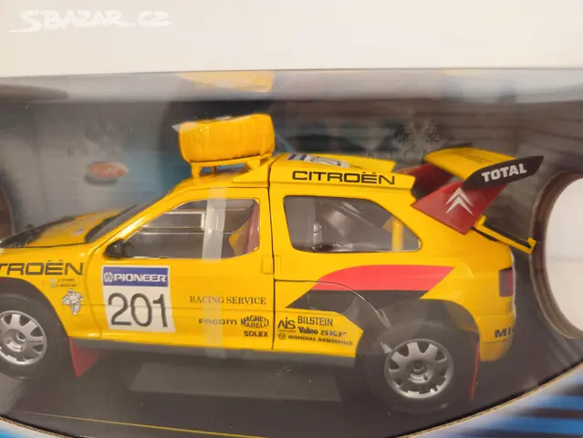 Solido Club 1/18 Citroën ZX Rallye Raid N°34 – Rouge – N°9003 – Boîte D'origine