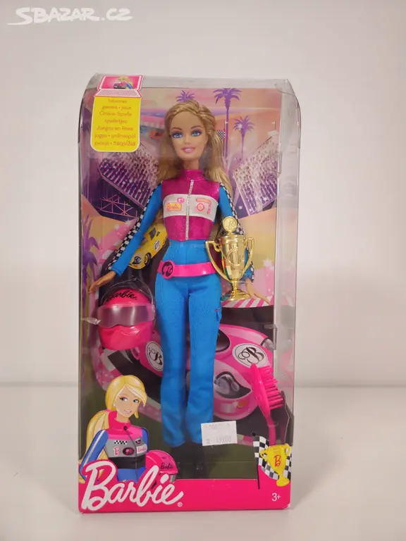 Barbie I Can Be Race Car Driver Doll 2009.Nová - Velké Popovice - Bazar ...