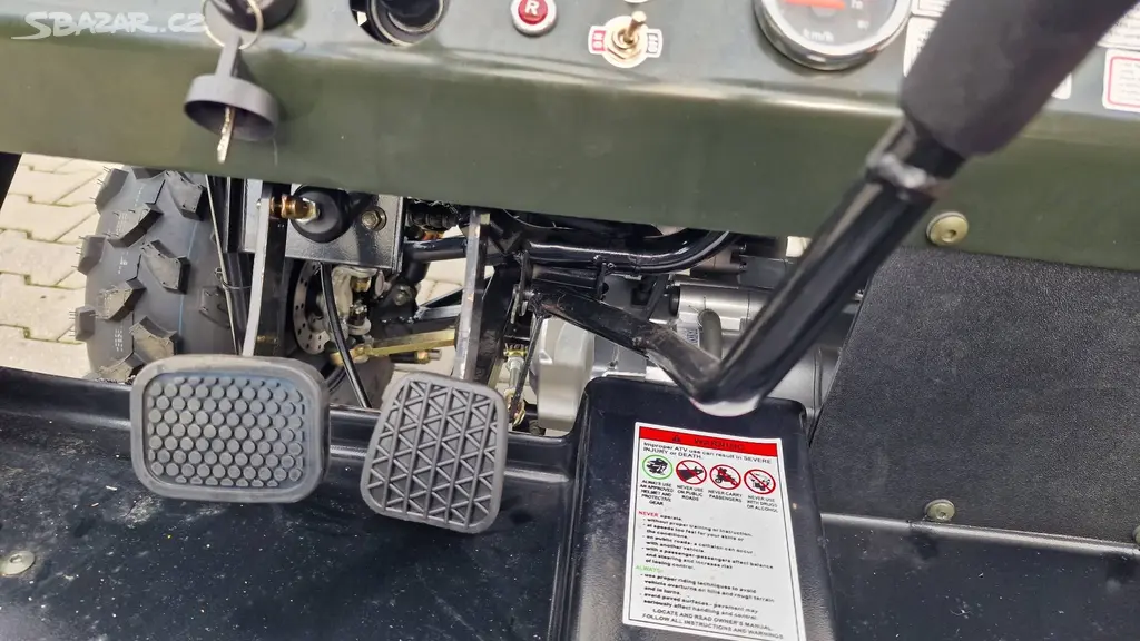 Mini Jeep Willys 150ccm děti a dospělé, 3 rychlost - fotka 6