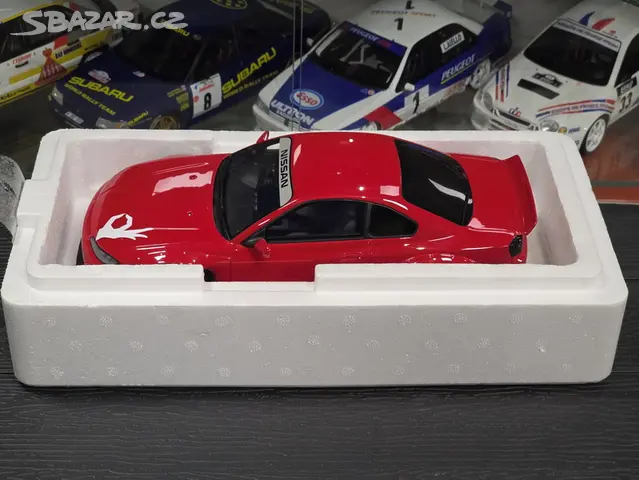NISSAN Silvia (S15) - Rocket Bunny - red - Mini GT 1:64