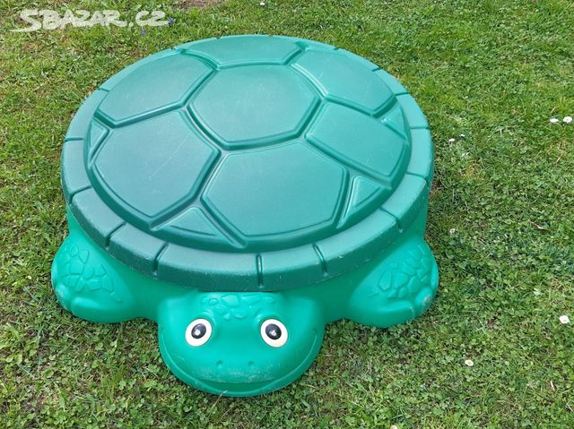 Piskoviste Bazenek Zelva S Krytem Little Tikes
