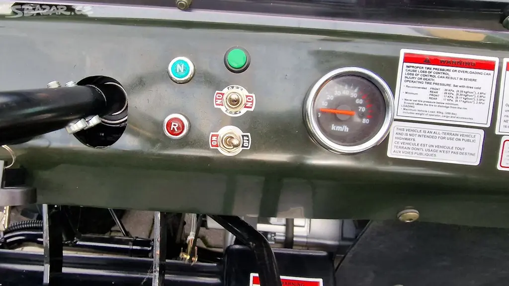 Mini Jeep Willys 150ccm děti a dospělé, 3 rychlost - fotka 5