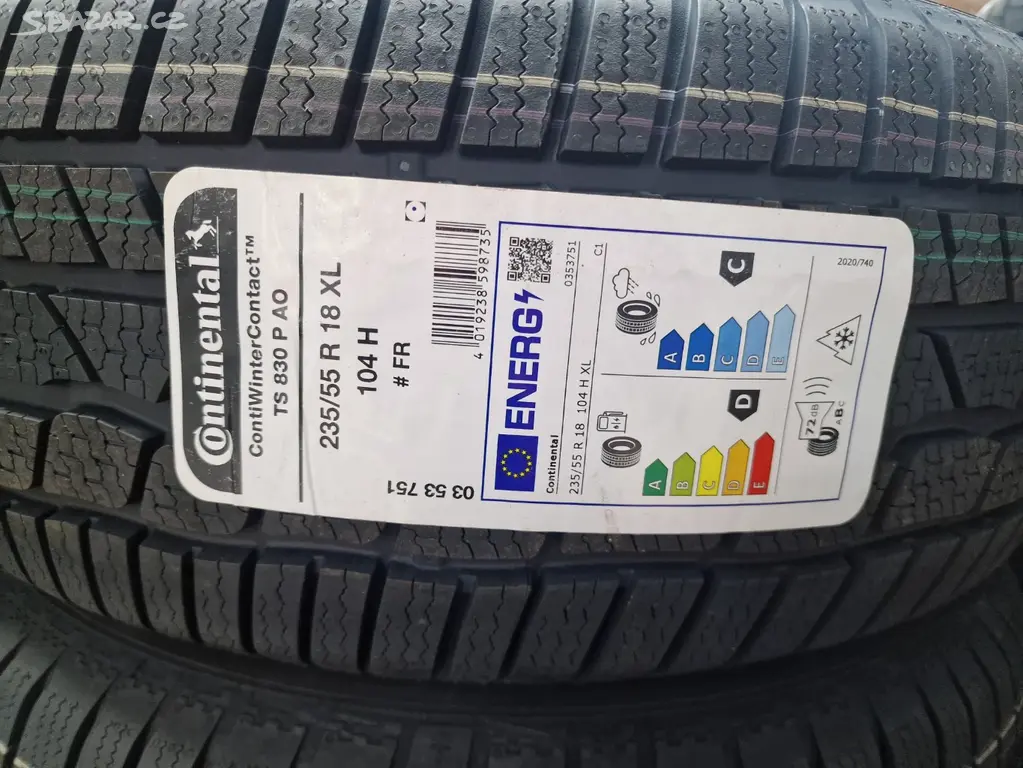 235/55 R18 104H Zimní Nové Continental