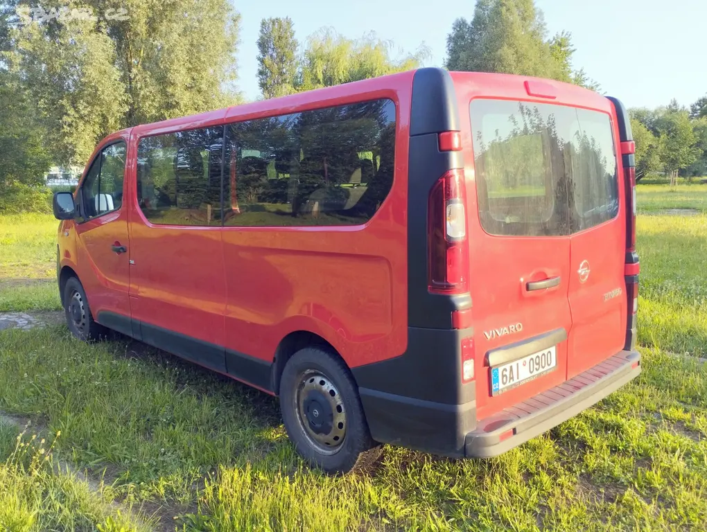 Opel Vivaro L2, 2017, 1.6 CDTI 92 kW, 9 míst, 1.ČR - fotka 4