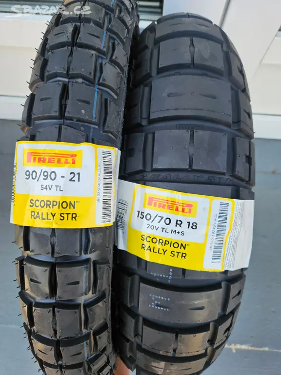 Pirelli Scorpion Rally STR-90/90-21+150/70R18 - Kutná Hora