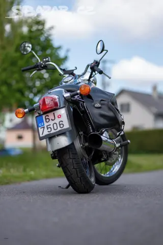 Logo Avant Pour Honda VT 125 Shadow 1999 - Pièce D'occasion, Couleur Blanc, 15400 Km