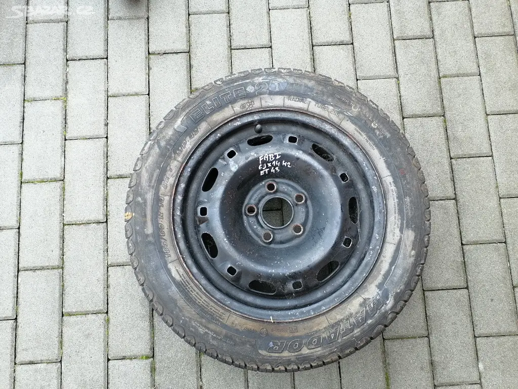 Náhled: 14" rezerva disk kolo Škoda Fabia I II 2 Roomster
