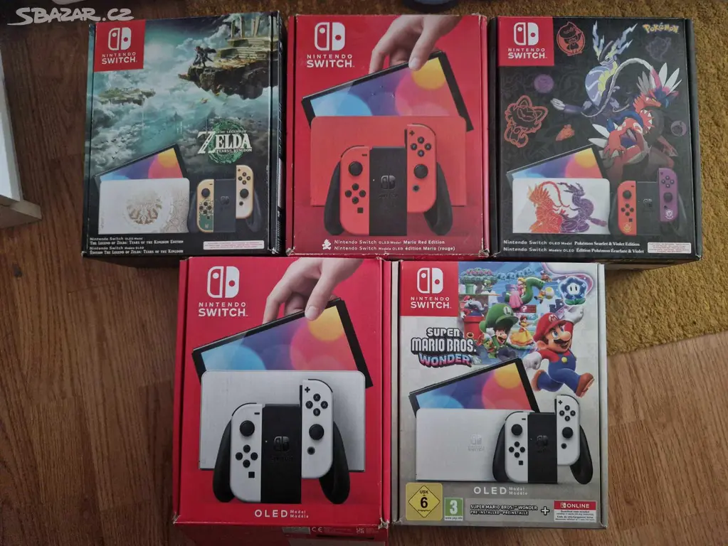 Nintendo Switch OLED Limitované edice, běžné atd - Praha, Hloubětín ...