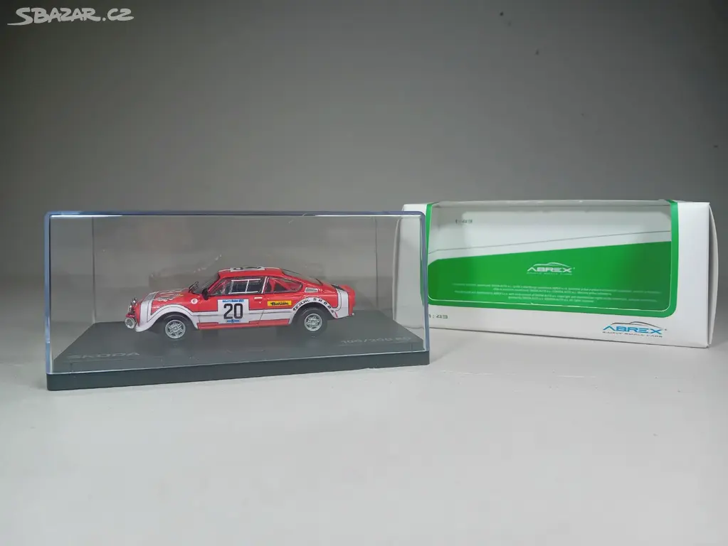 SKODA 200RS #95 JESENLKY RALLY 1974 ABREX 502TL 1/43