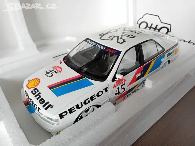 OTTO 1/18 プジョー 405 Mi16 #45 BTCC 1992 Ottomobile