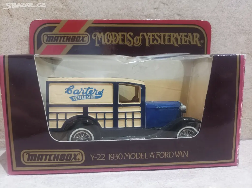 Matchbox Models Of Yesteryear Renault AG Blu Pasqua, Scala 1:43, Usato - Foto 3