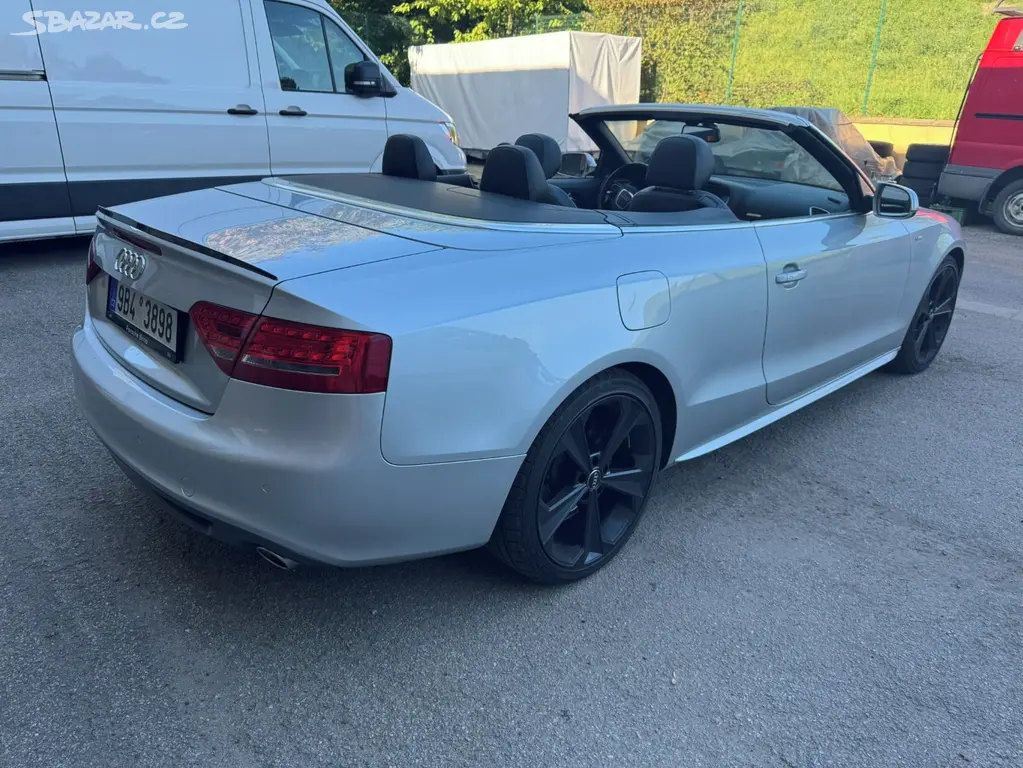 Audi A5, 3.0TDI, 4x4, 3x S-line, Alu 19, Cabrio - fotka 5