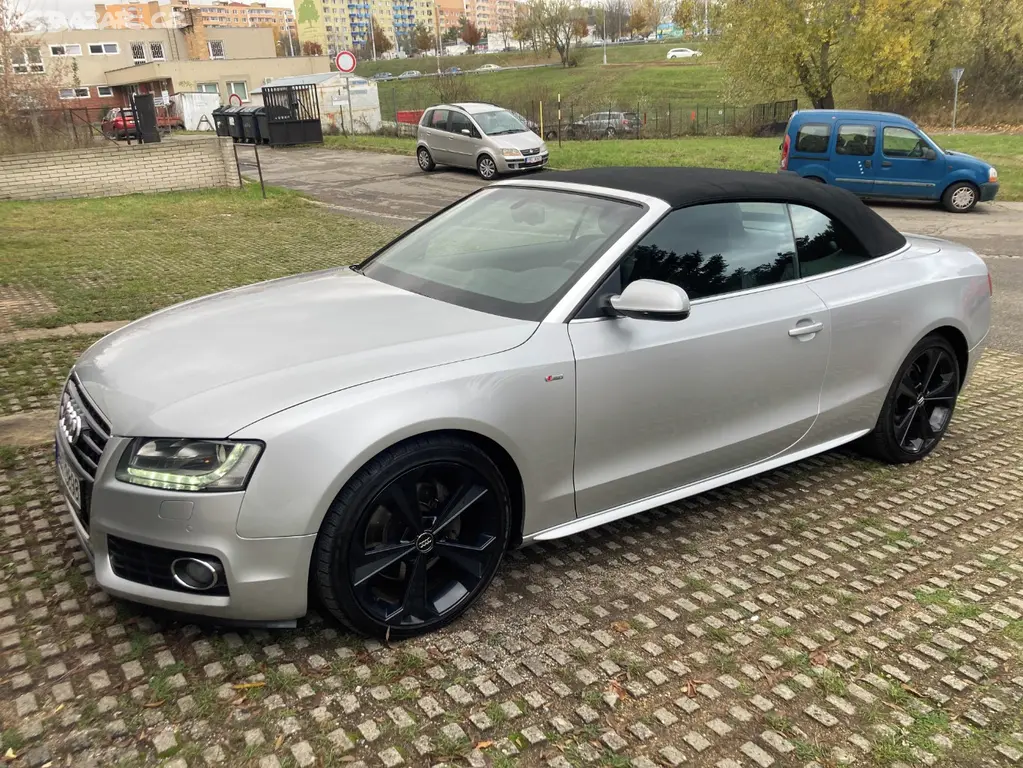 Audi A5, 3.0TDI, 4x4, 3x S-line, Alu 19, Cabrio - fotka 2