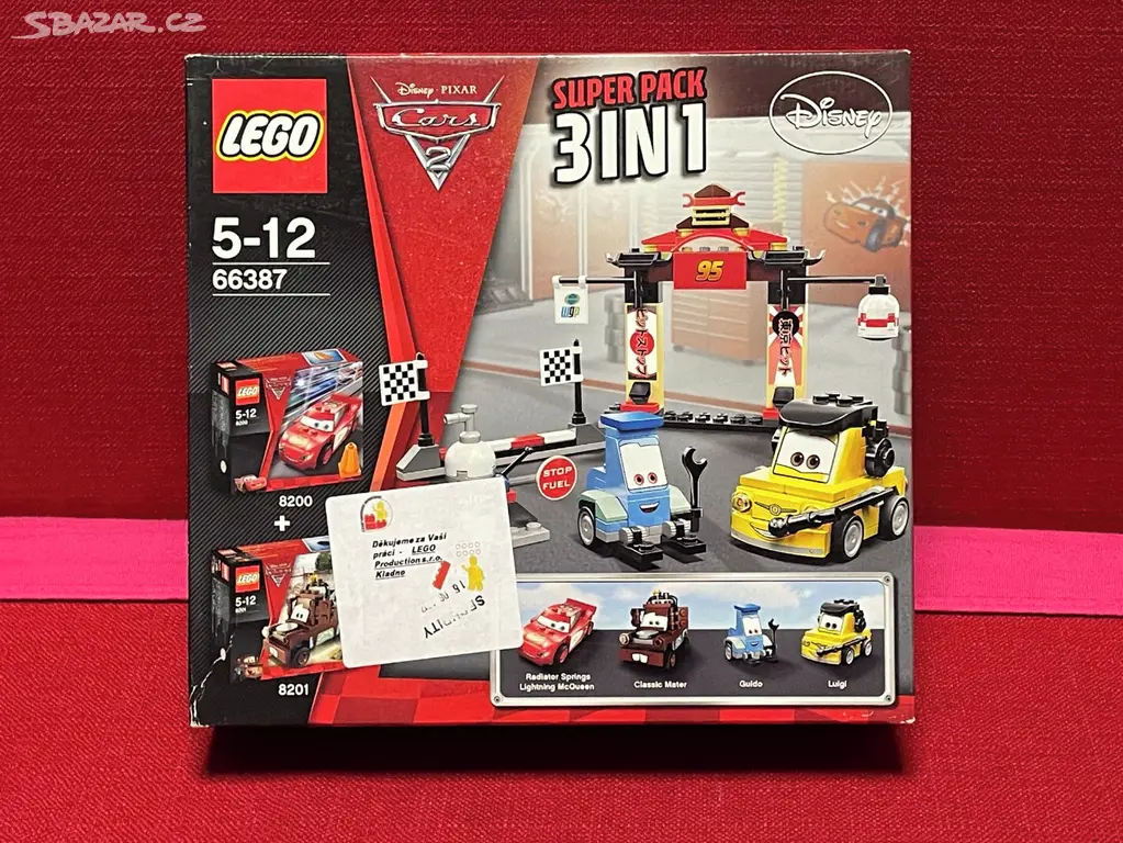 Lego Cars 66387 8200 8201 8206 (NEROZBALENÉ) Hodonín