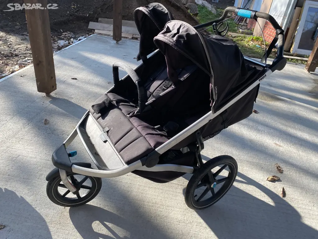 Náhled: kočárek Thule urban glide double černý
