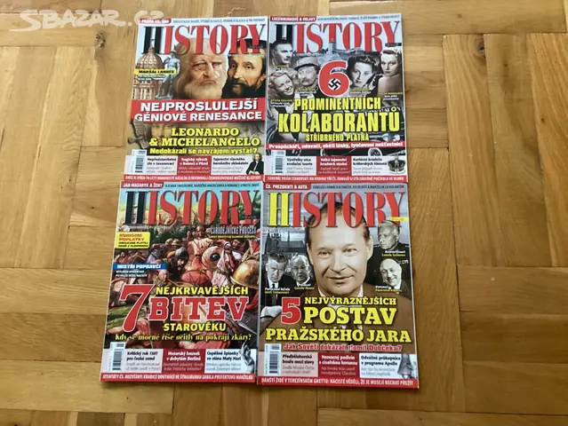 časopisy History r.2000 - Prostějov - Bazar - Sbazar.cz