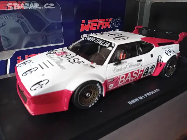 WERK83 1:18 BMW M1 Procar #82 BMW ProCar Series Imola 1980 Johnny Cecotto W1803018 modèle voiture W1803018 3663506022777