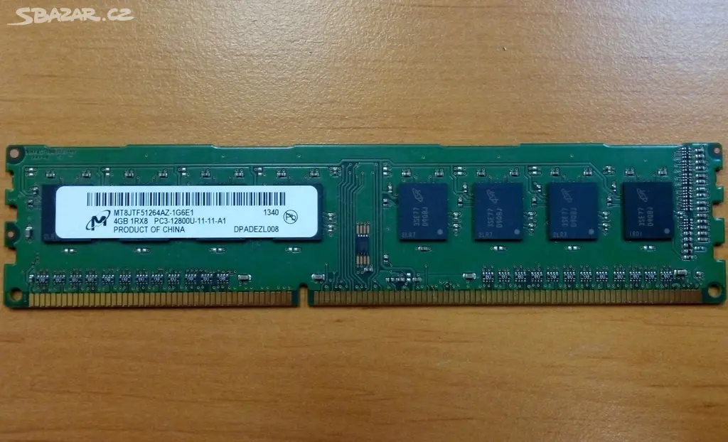 RAM 4 GB DDR3. - Šumperk - Bazar - Sbazar.cz